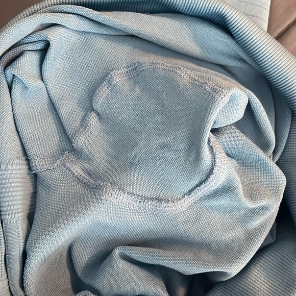 π¦ Gymshark Energy+ Seamless Cropped Leggings in Blue - Sz Small - EUC - Picture 9 of 11